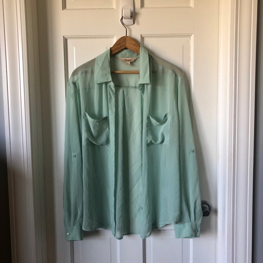 Mint blouse